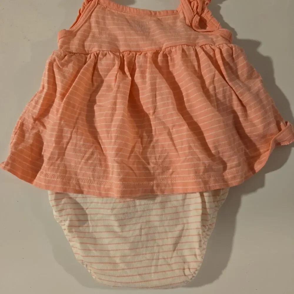 Carters‎ Flamingo Striped Onesie Dress 18m